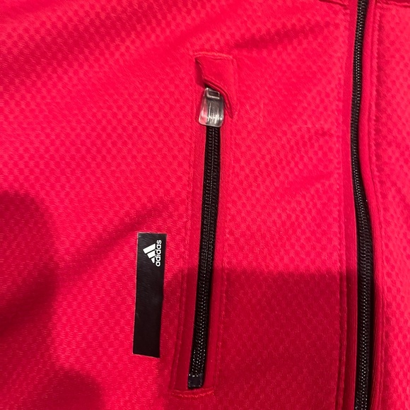 Men's 2XL Adidas Climalite Nebraska Huskers Quarter Zip - Picture 2 of 4